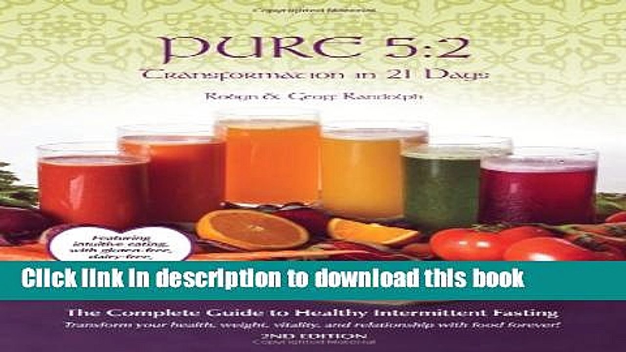 Books Pure 5:2 Transformation in 21 Days: Intermittent Fasting   Intuitive Eating with Nutrient