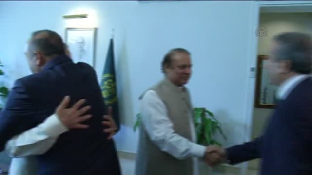 Dışişleri Bakanı Çavuşoğlu - Navaz Şerif Görüşmesi