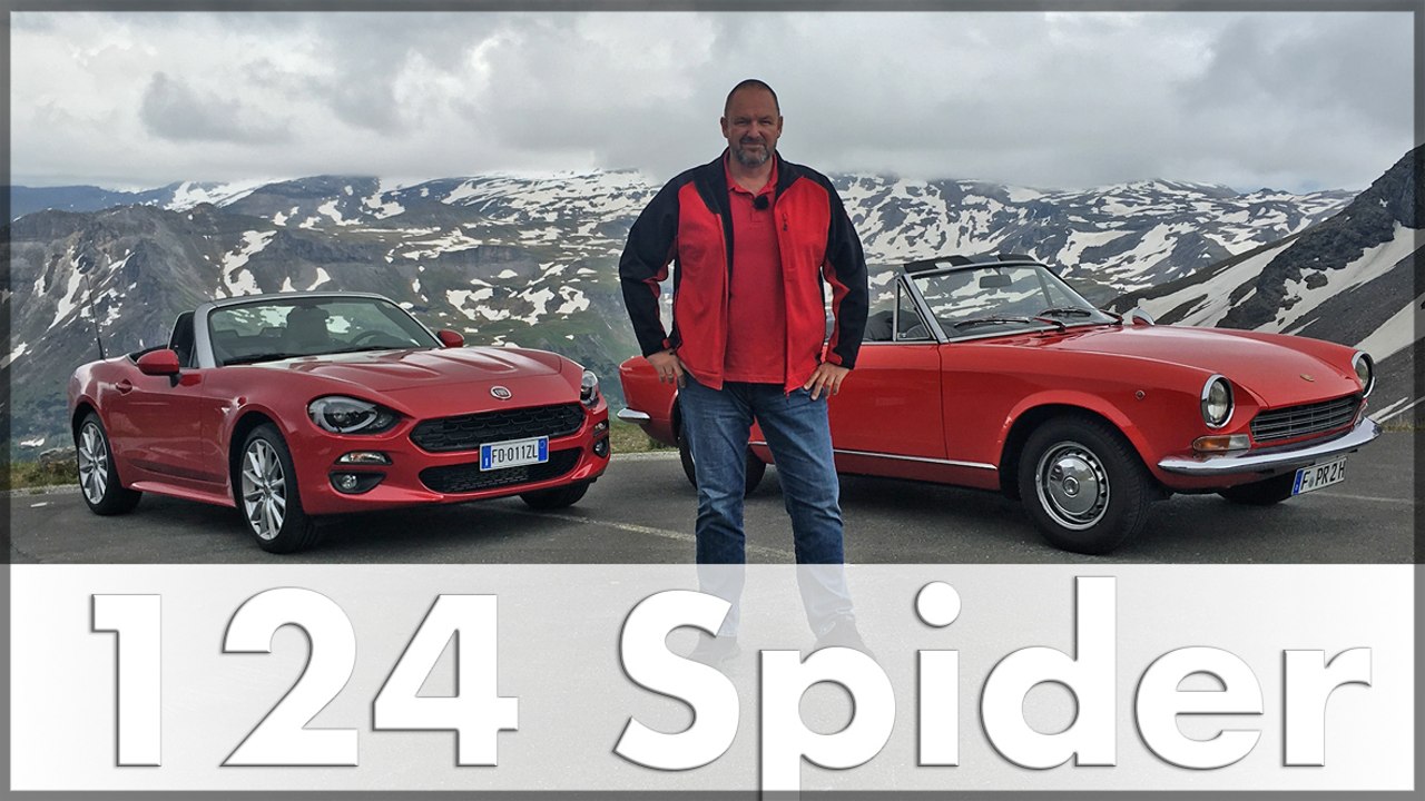 Test: Fiat 124 Spider 1966 vs. Fiat Spider 2016 Vergleich Auto Review Deutsch