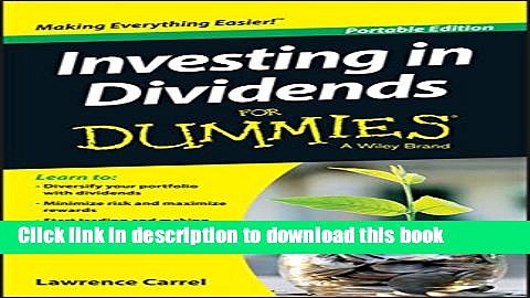 Ebook Investing In Dividends For Dummies Full Online