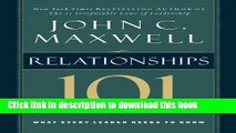 Books Relationships 101 (Maxwell, John C.) Free Online