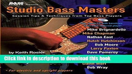 [Read PDF] Studio Bass Masters Download Online