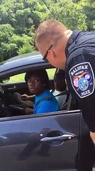 L'arrestation gag d'un couple afro-américain