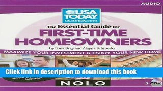 Ebook The Essential Guide for First-Time Homeowners: Maximize Your Investment   Enjoy Your New