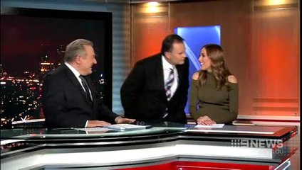 Un présentateur se prend un vent par une collègue en direct à la TV !