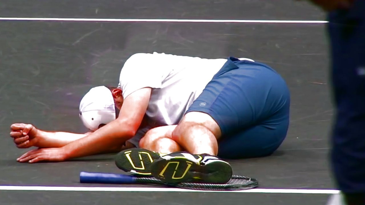 Top 10 Hitting the opponent (HD) Tennis