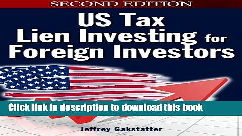 Books Tax Lien Investing for Foreign Investors Full Online