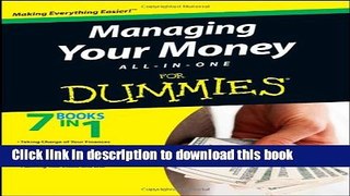 Ebook Managing Your Money All-In-One For Dummies Full Online