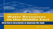 Ebook Water Resources in the Middle East: Israel-Palestinian Water Issues - From Conflict to