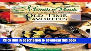 [Read PDF] Month of Meals: Old-Time Favorites Ebook Online