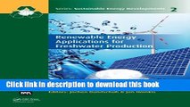 [Read PDF] Renewable Energy Applications for Freshwater Production (Sustainable Energy