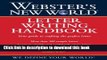 Ebook Webster s New World Letter Writing Handbook Free Online