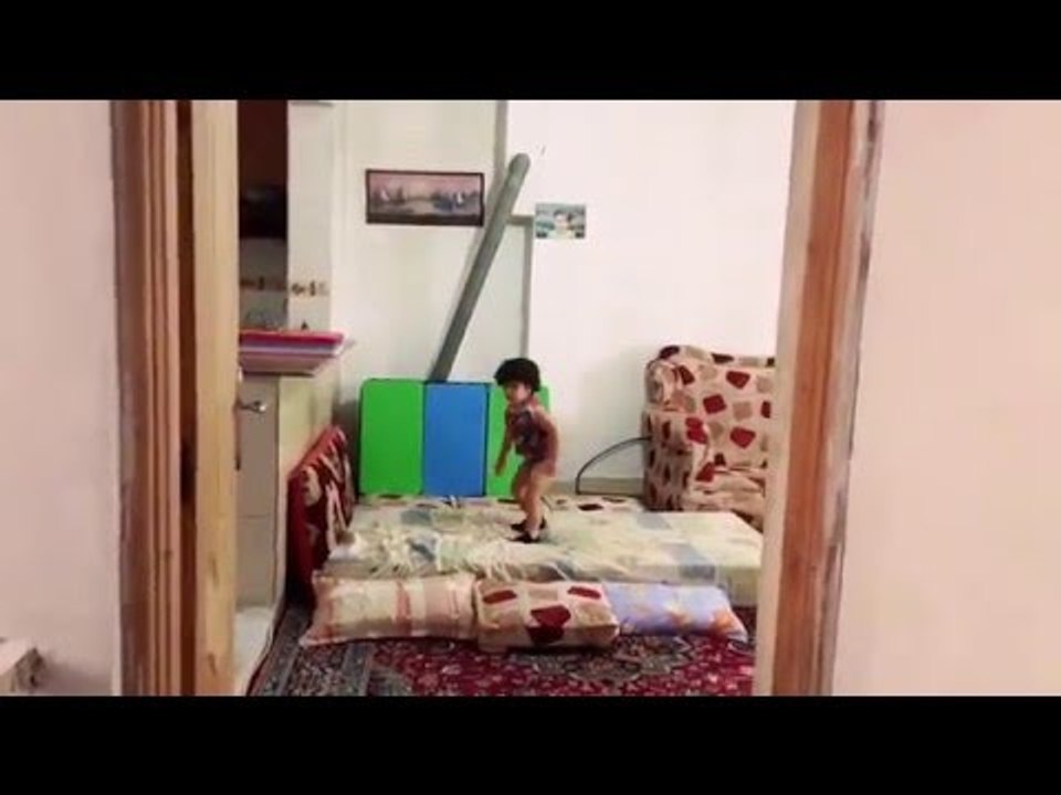 Toddler Shows Off a Perfect Backflip