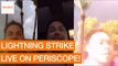 Man Narrowly Avoids Lightning Strike While Broadcasting on Periscope