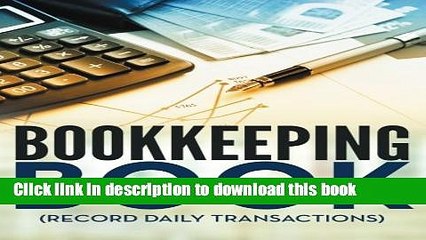 PDF  Bookkeeping Book (Record Daily Transactions)  Free Books