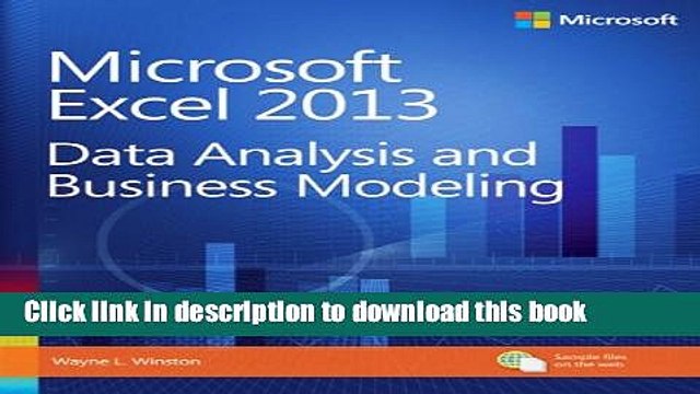 Download Microsoft Excel 2013 Data Analysis and Business Modeling Online