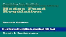 Books Hedge Fund Regulation (May 2016 Edition) Full Online