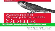 PDF  Advanced Analytics with Spark: Patterns for Learning from Data at Scale  Online
