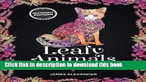 Books Leafy Animals: Midnight Edition: A Beautiful Adult Coloring Book with 55 Intricate Animals