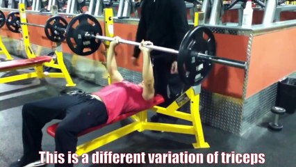 Bigger arms triceps workout routine