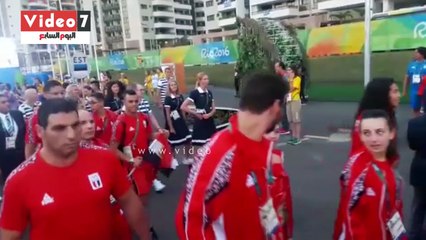 فيديو حصرى.. ظهور قوى للبعثة المصرية قبل حفل افتتاح أولمبياد البرازيل