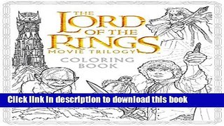 Books The Lord of the Rings Movie Trilogy Coloring Book Free Online