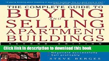Books The Complete Guide to Buying and Selling Apartment Buildings Free Online