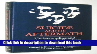 Books Suicide And Its Aftermath Free Online
