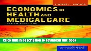Economics Of Health And Medical Care For Free