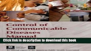 Control of Communicable Diseases Manual PDF Ebook
