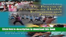 Process of Community Health Education and Promotion PDF Ebook