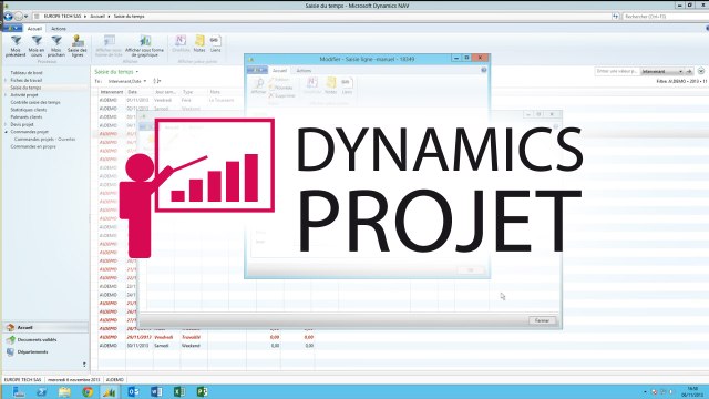 Dynamics Projet | Gestion de projets intégrées à Dynamics NAV