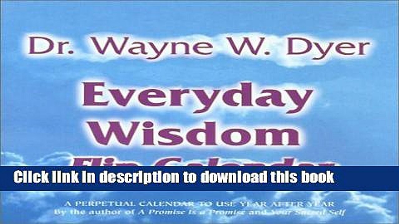 Ebook Cal 97 Everyday Wisdom Flip Calendar Free Online