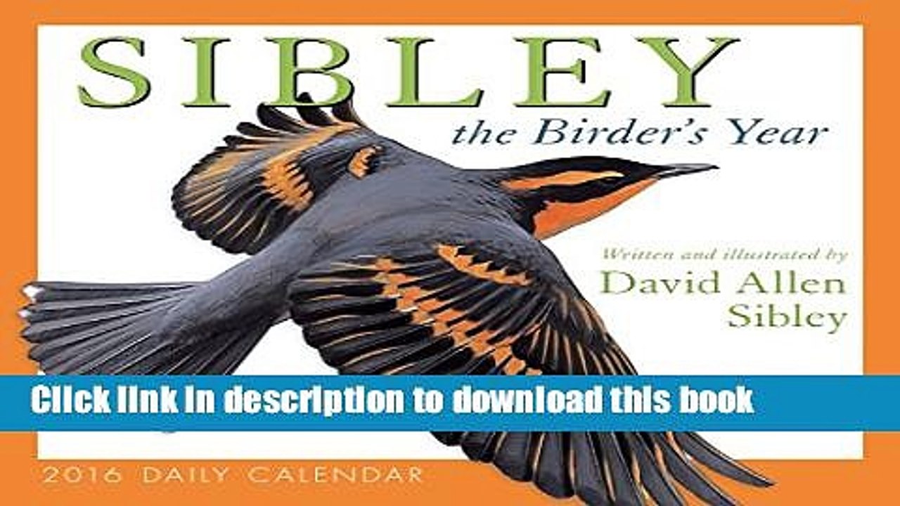 Books Sibley: The Birder s Year 2016 Boxed/Daily Calendar Full Online