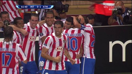 اهداف مباراة اتلتيكو مدريد و انتر ميلان 2-0 السوبر الاوربي 2010