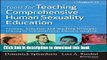 Tools for Teaching Comprehensive Human Sexuality Education: Lessons, Activities, and Teaching