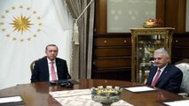 Ankara- Cumhurbaşkanı Erdoğan, Başbakan Yıldırım'ı Kabul Etti