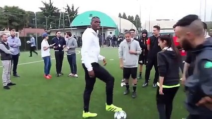 Paul Pogba réussit un double tour du monde oklm - Adidas