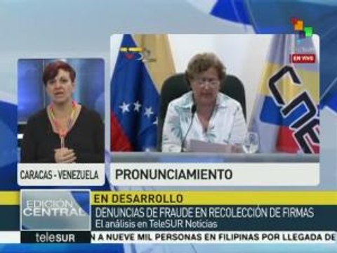 Díaz: Oposición insiste en que poderes venezolanos están secuestrados