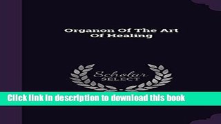 Books Organon of the Art of Healing Full Online