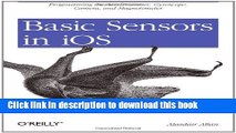 PDF  Basic Sensors in iOS: Programming the Accelerometer, Gyroscope, and More  Online