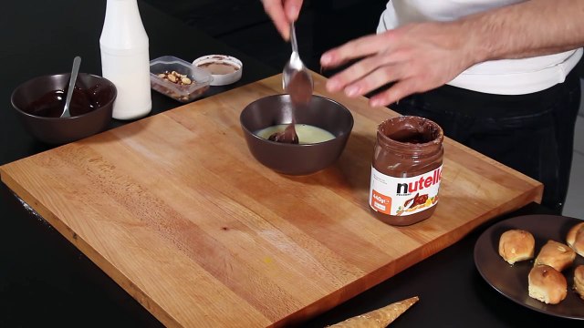 Recette de cornets glacés au nutella !