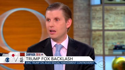 Eric Trump Defends Donald Trump's Sexual Harassment Comments