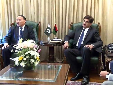 Sindh CM SYED MURAD ALI SHAH meets Chinese Delegation