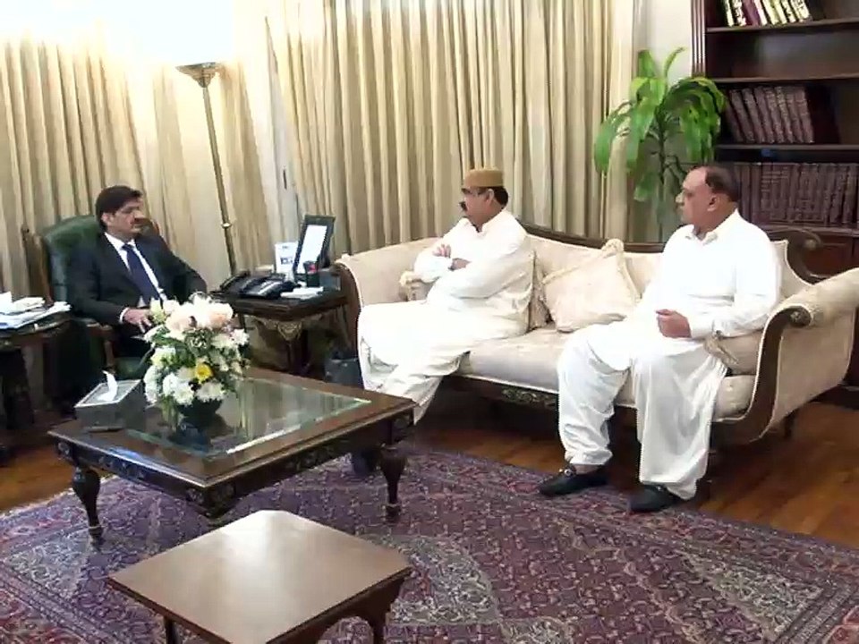 Faraz Dero & Fida Hussain Dero Calls on Sindh CM SYED MURAD ALI SHAH