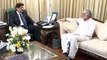 Mir Hazar Khan Bijarani calls on Sindh CM Syed Murad Ali Shah.