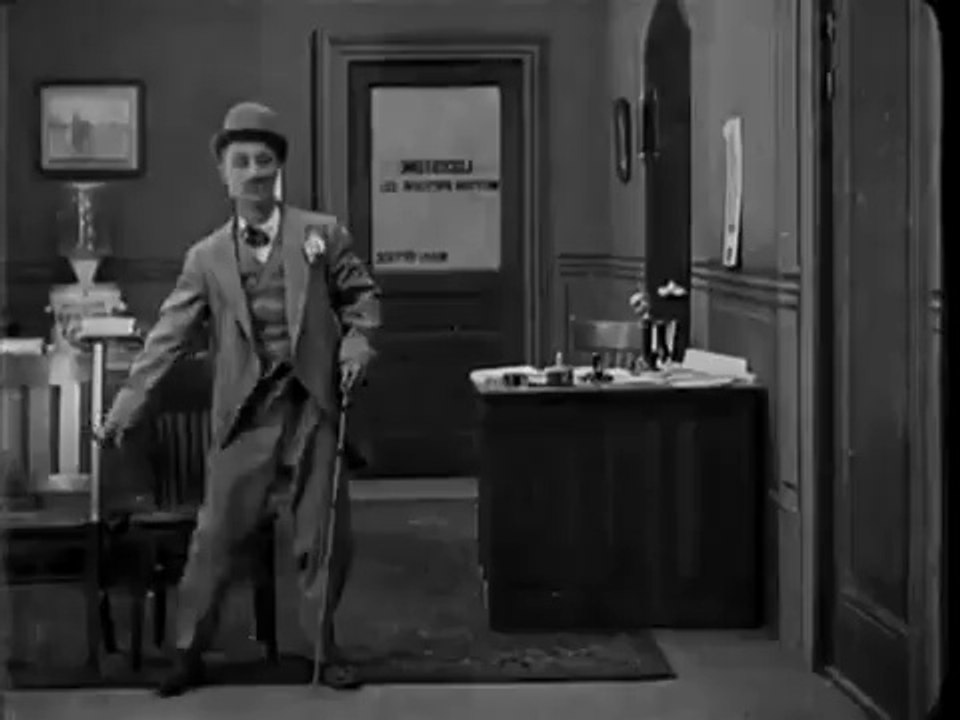 His New Job (1915) Charles Chaplin, Billy Armstrong, Agnes Ayres. Comedy