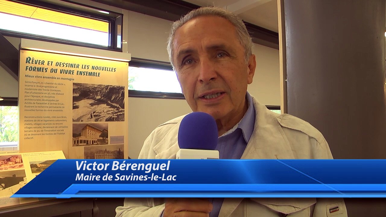 Ouverture du CIAP (centre dinterprétation de l'architecture et du patrimoine) à Savines le lac