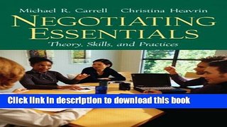 Ebook Negotiating Essentials: Theory, Skills, and Practices Free Online KOMP