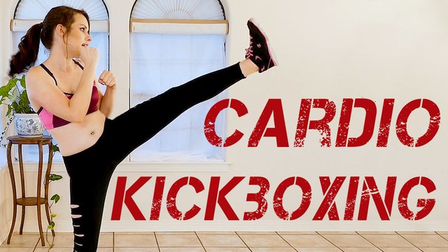 Kickboxing Cardio Workout! Beginners Fat Burning Home Fitness, Full Body Learn to Kickbox Part 4